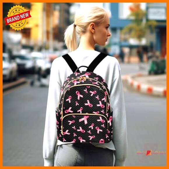 Mini Backpack Purse Wavy Quilted Polyester Travel Daypack Shoulder Bag main image 5